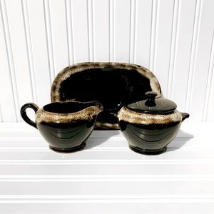 Sugar & Creamer Pottery Set